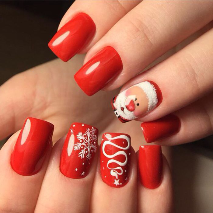 Mỹ nhân Việt vẽ nail long lanh đón Giáng sinh, chị em xem mà áp dụng