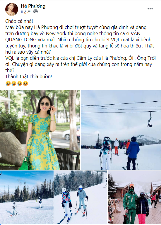 Em gái Cẩm Ly hứa hỗ trợ chi phí đưa cố ca sĩ Vân Quang Long về nước