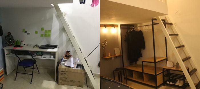 Vợ chồng trẻ F5 phòng trọ thành không gian sống tối giản, cực chill