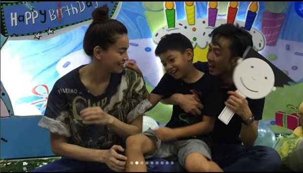 Fan nghi vấn Cường Đô La gọi điện chúc mừng Hà Hồ sinh đôi