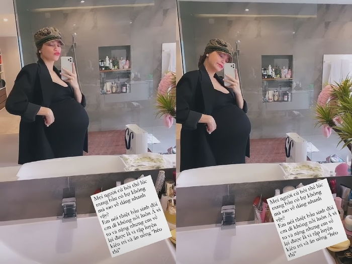 Hà Hồ tái xuất sau 1 tháng ở cữ, nhìn vóc dáng ai nghĩ đã là mẹ 3 con