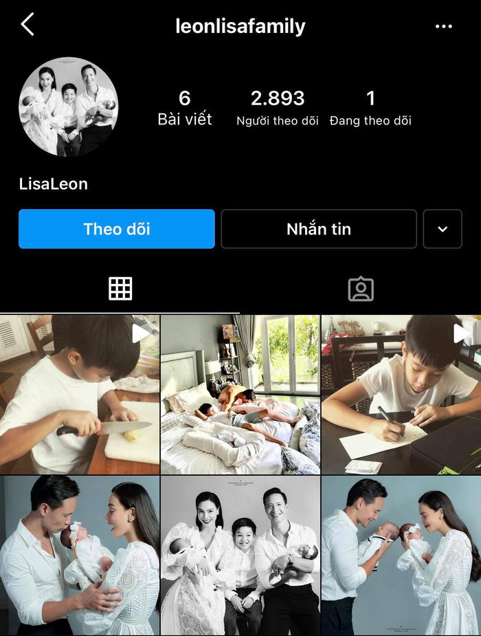 Hồ Ngọc Hà lập Instagram riêng cho 2 con song sinh Leon và Lisa