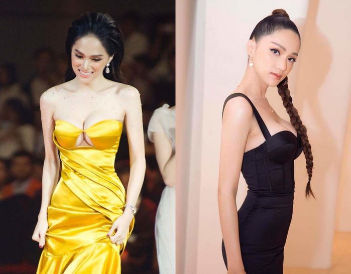 2 Hoa hậu ngực khủng đọ sắc: Mai Phương Thuý hay Hương Giang đỉnh hơn?