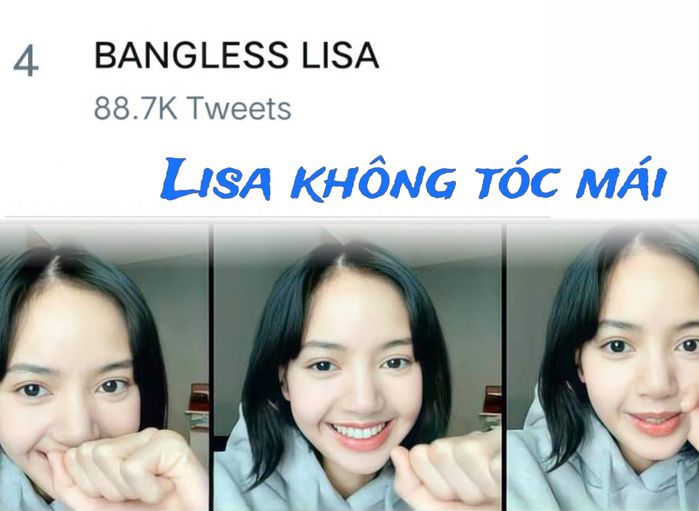 Không hổ là Lisa: Vén “tóc mái 200 tỷ” leo thẳng top trending thế giới