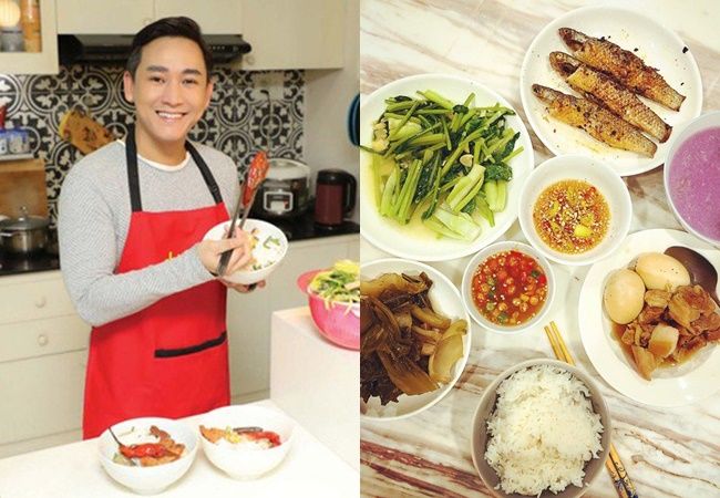 “Lác mắt” trước tài nấu ăn của 3 “ông chú” độc thân trong showbiz Việt