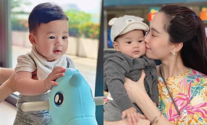 Loạt ảnh của quý tử nhà Hoa hậu Đặng Thu Thảo gây sốt vì quá cưng