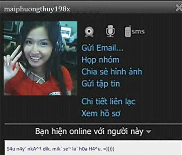 Mai Phương Thuý lộ ảnh thời Yahoo nhưng dòng tiên đoán mới gây chú ý