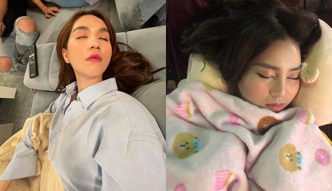 Mỹ nhân Việt bị chụp lén khi ngủ: Ngọc Trinh sở hữu khoảnh khắc để đời
