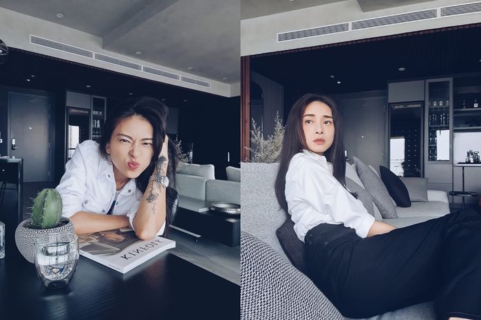 Ngô Thanh Vân nghiện chụp ảnh sống ảo tại nhà