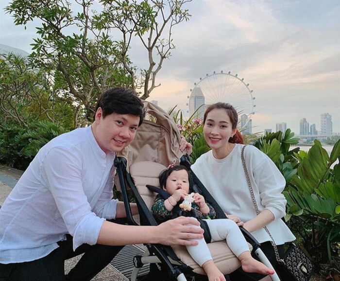 Ông xã Đặng Thu Thảo khoe ảnh cận cảnh gương mặt con trai cưng