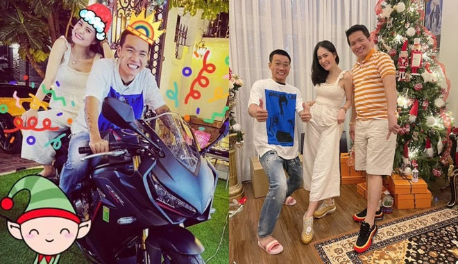 Quà Giáng sinh của sao Việt: Wowy được tặng mô tô 300 triệu