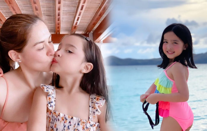 Con gái Marian Rivera diện đồ bơi khiến MXH chao đảo