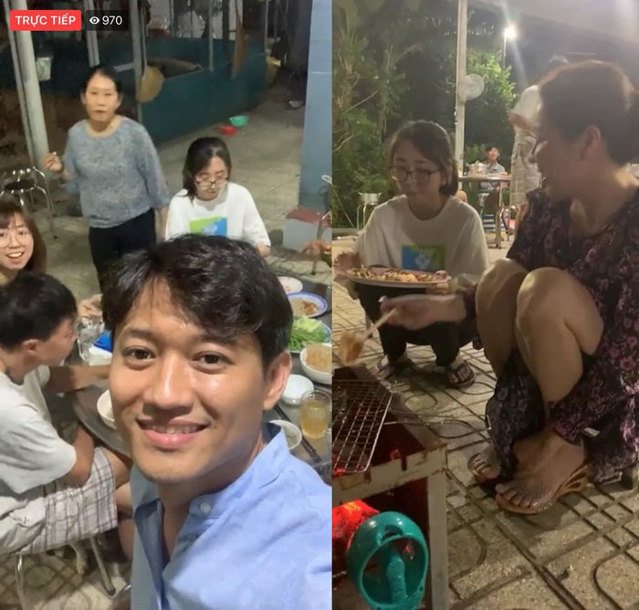 Quý Bình livestream bên gia đình, rộ nghi vấn bà xã 7X có tin vui