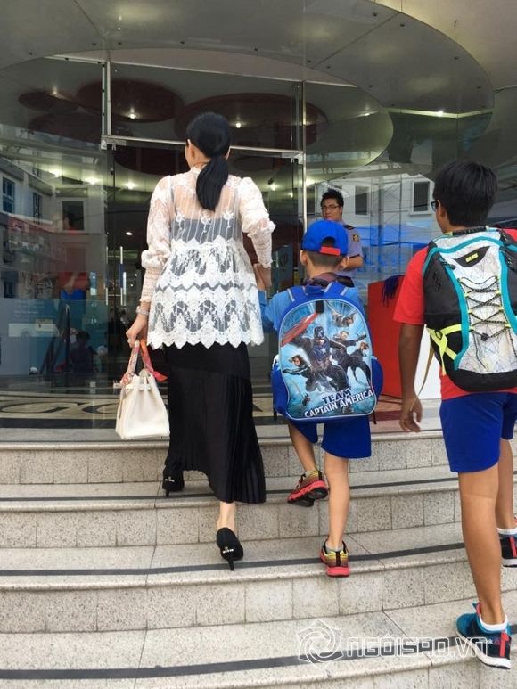 Thời trang đưa con đến trường của sao Việt