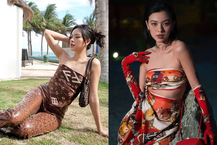 Cách mỹ nhân Việt dùng khăn làm áo