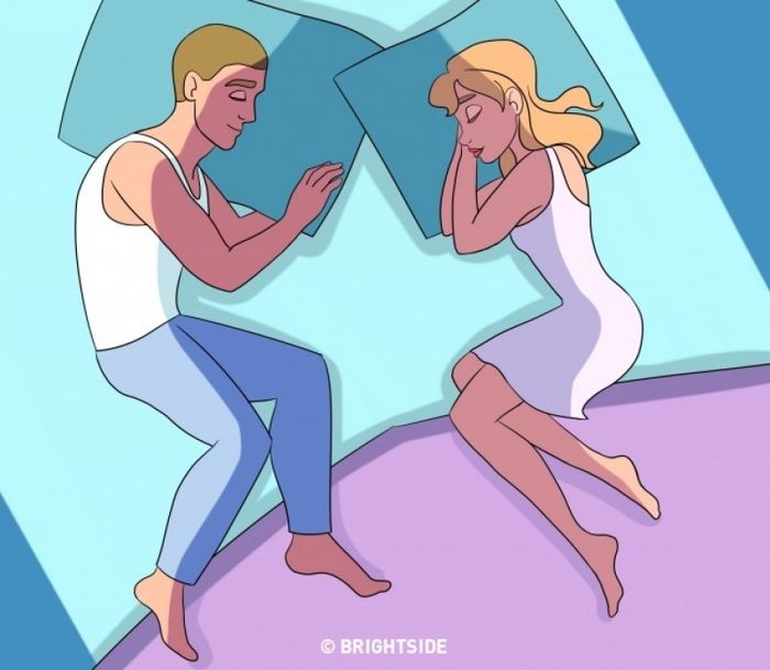 10 tư thế ngủ tiết lộ chính xác tình cảm giữa cặp đôi