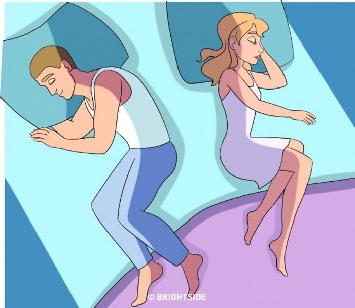 10 tư thế ngủ tiết lộ chính xác tình cảm giữa cặp đôi