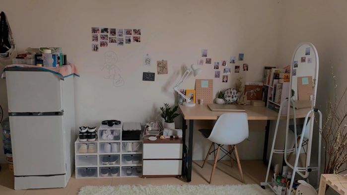 Cô gái cải tạo phòng trọ cực xinh chỉ với hơn 1 triệu đồng