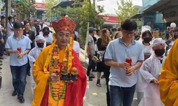 Khung cảnh lễ an táng ca sĩ Vân Quang Long