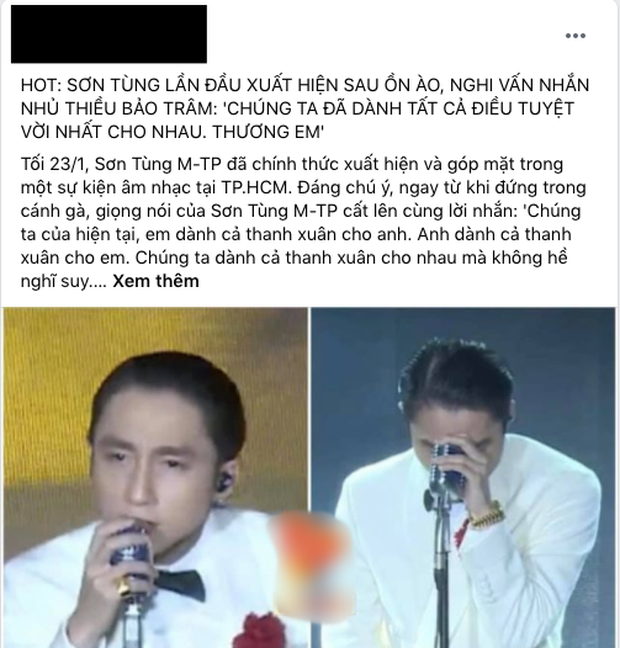 Sơn Tùng M-TP cúi gằm, mặt như sắp khóc gây bão