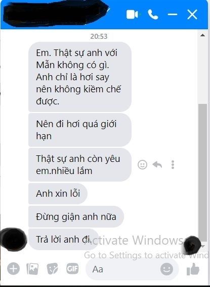 Lên giường với đồng nghiệp rồi nhắn người yêu