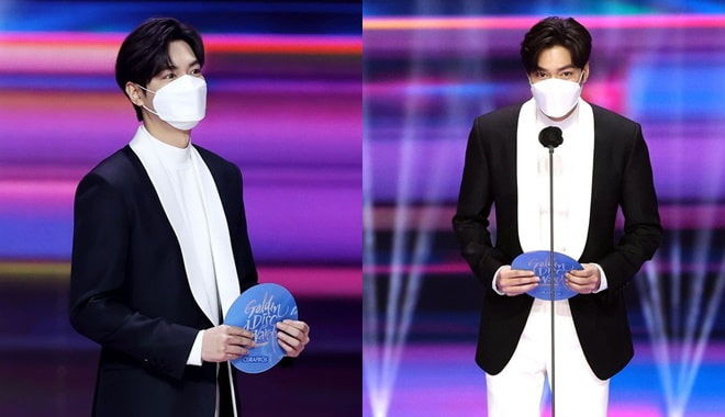 Ảnh hậu trường của Lee Min Ho tại Golden Disc Awards 2020