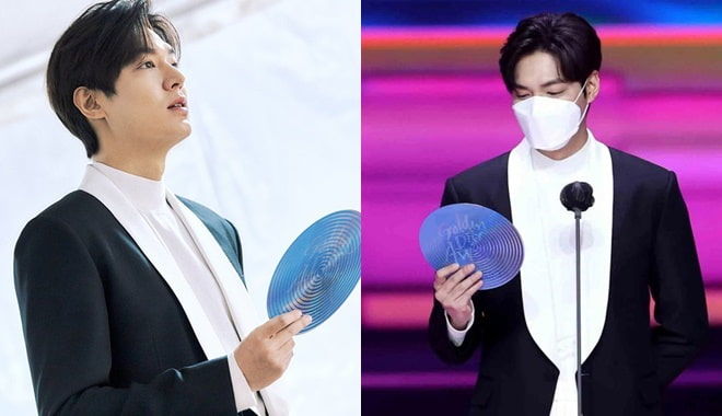Ảnh hậu trường của Lee Min Ho tại Golden Disc Awards 2020