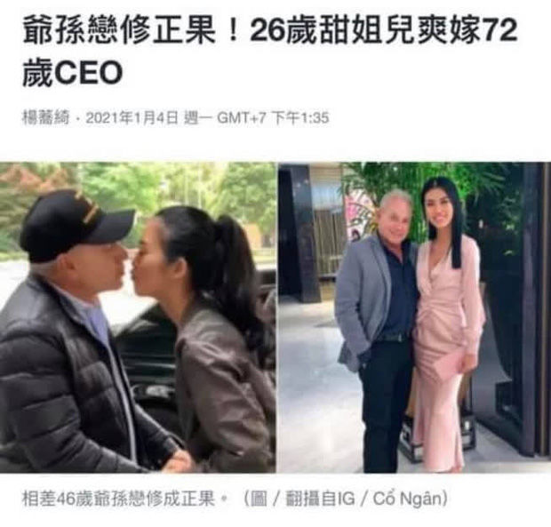 Cổ Thị Kim Ngân: Gái Việt 26 tuổi yêu tỷ phú Mỹ 72