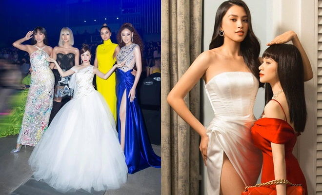 Hòa Minzy tự tin đọ sắc bên các chân dài