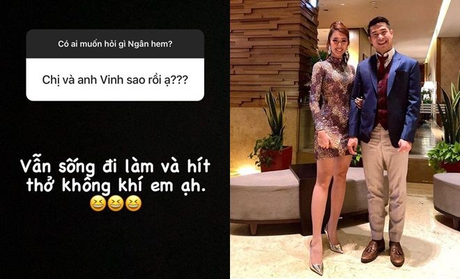 Thuý Ngân hồi đáp khi được hỏi về Trương Thế Vinh