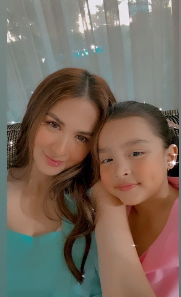 Bức hình ghép của mẹ con Marian Rivera gây sốt MXH