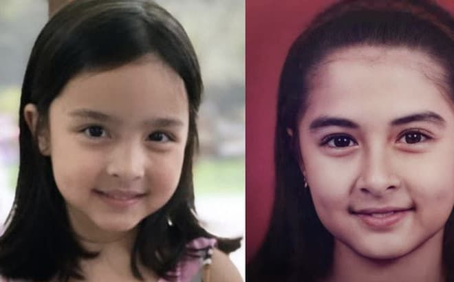 Bức hình ghép của mẹ con Marian Rivera gây sốt MXH