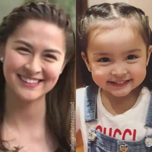 Bức hình ghép của mẹ con Marian Rivera gây sốt MXH
