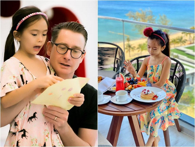 Đoan Trang và con gái 6 tuổi cùng song ca trên sân khấu