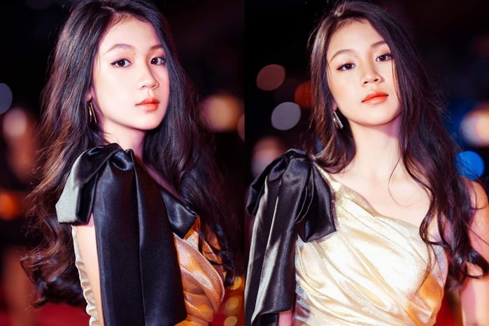 Vy Uyên: Con gái Lưu Thiên Hương xinh đẹp nổi bật trên thảm đỏ
