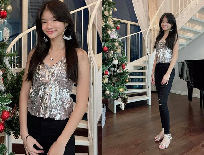 Con gái Trương Ngọc Ánh đẹp vượt trội ở tuổi 13