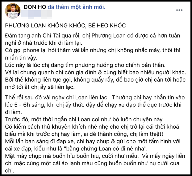 Cuộc sống hiện tại của vợ Chí Tài sau khi chồng mất