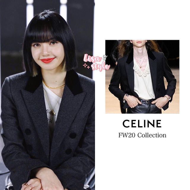 Lisa (BLACKPINK) diện các trang phục nam
