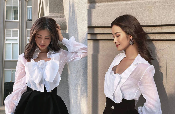 Ngọc Trinh và Đông Nhi đụng hàng kiểu tóc lạ