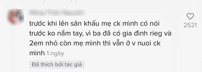 Bác gái phũ gạt tay bác trai ở đám cưới con, nghe lý do mới té ngửa