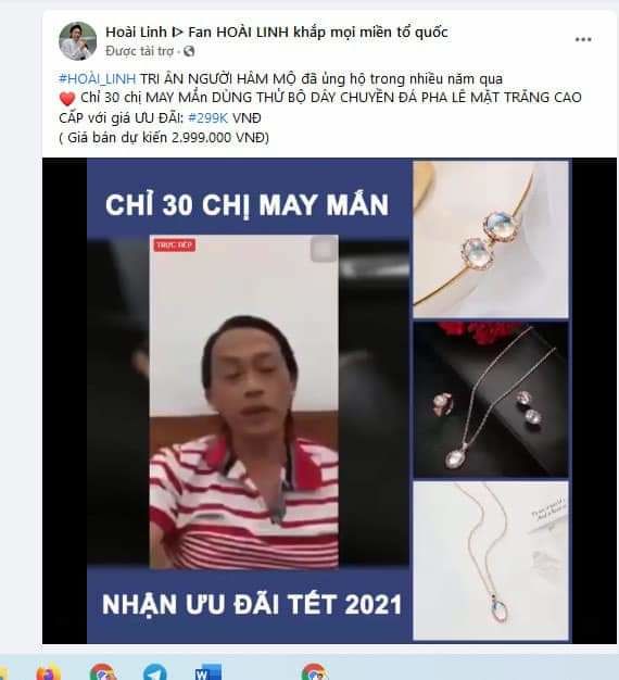 Hoài Linh đăng đàn cảnh cáo khi bị lợi dụng hình ảnh