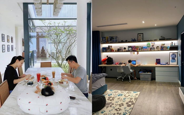 Khung cảnh sang chảnh bên trong nhà Đàm Thu Trang