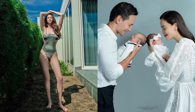 Hơn 2 tháng sau sinh, Hồ Ngọc Hà tự tin diện bikini cực táo bạo