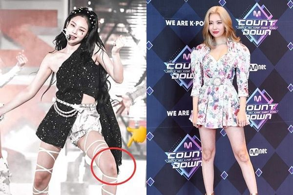 Vì sao Idol nữ thường đánh phấn má hồng cho đầu gối?