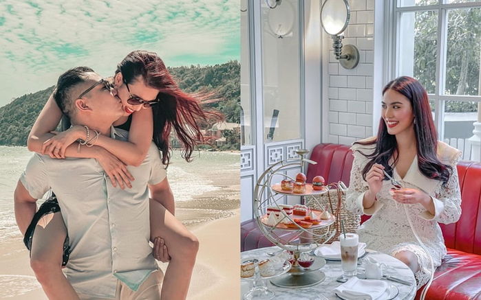 Lan Khuê khoe con nhưng dân tình chỉ chú ý đến sân biệt thự siêu rộng