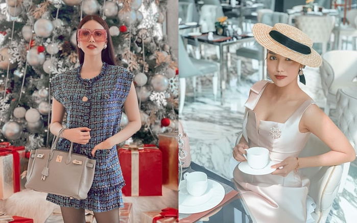 Lan Khuê khoe con nhưng dân tình chỉ chú ý đến sân biệt thự siêu rộng