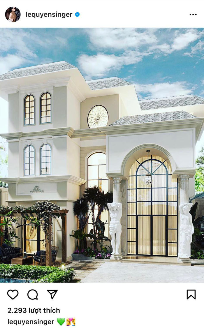 Lệ Quyên khoe cận cảnh biệt thự, ẩn ý về một tổ ấm mới