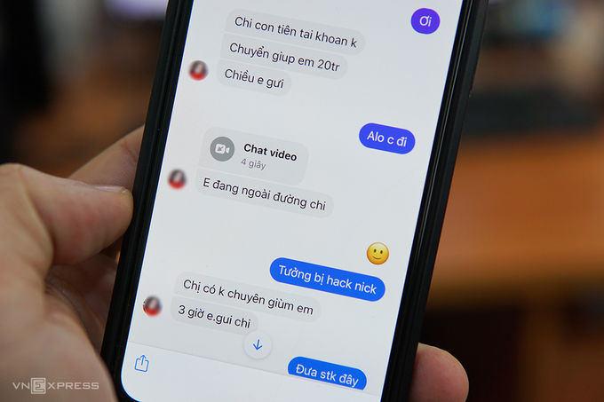 Người phụ nữ 35 tuổi bị lừa 20 triệu đồng qua cuộc gọi messenger