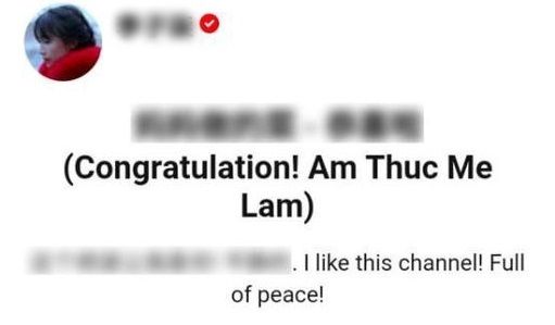 Lý Tử Thất dành lời khen kênh Ẩm thực mẹ làm của Viêt Nam