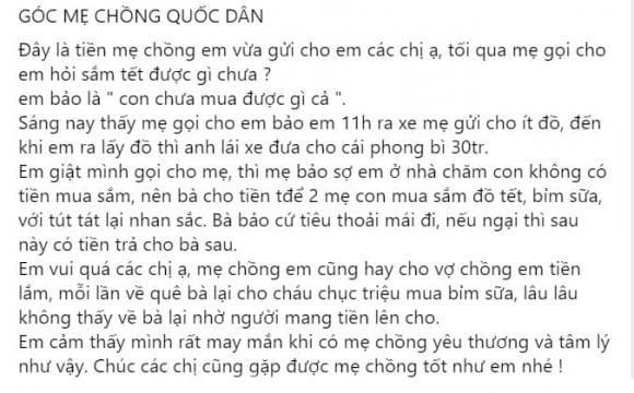 Mẹ chồng cho con dâu 30 triệu sắm Tết, tút tát lại nhan sắc